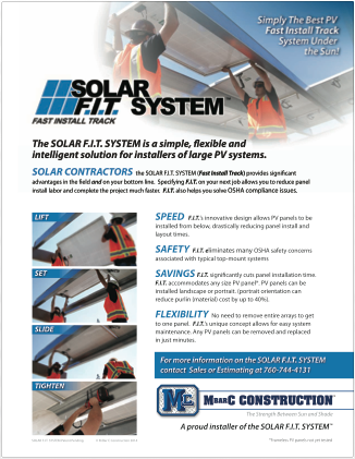 M BAR C SOLAR F.I.T.