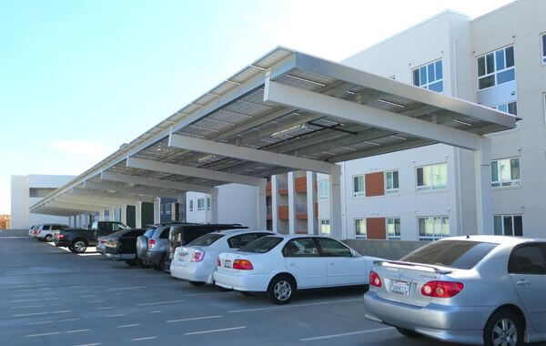 Semi Cantilever Carport