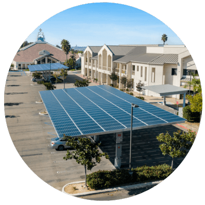 Corpus Christi Catholic Chruch Citrus College Solar Carport