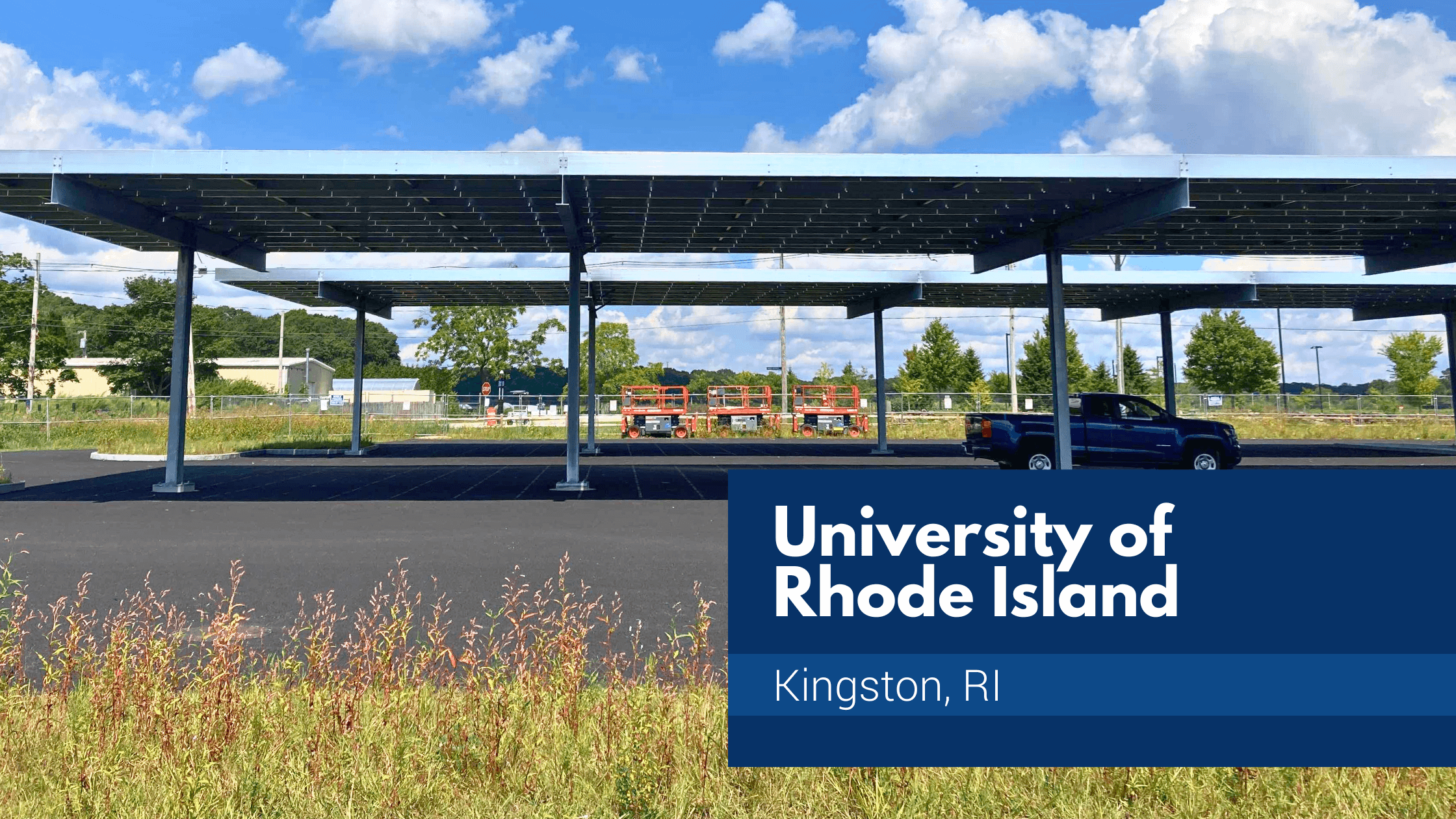 University of Rhode Island Solar Carport Installation