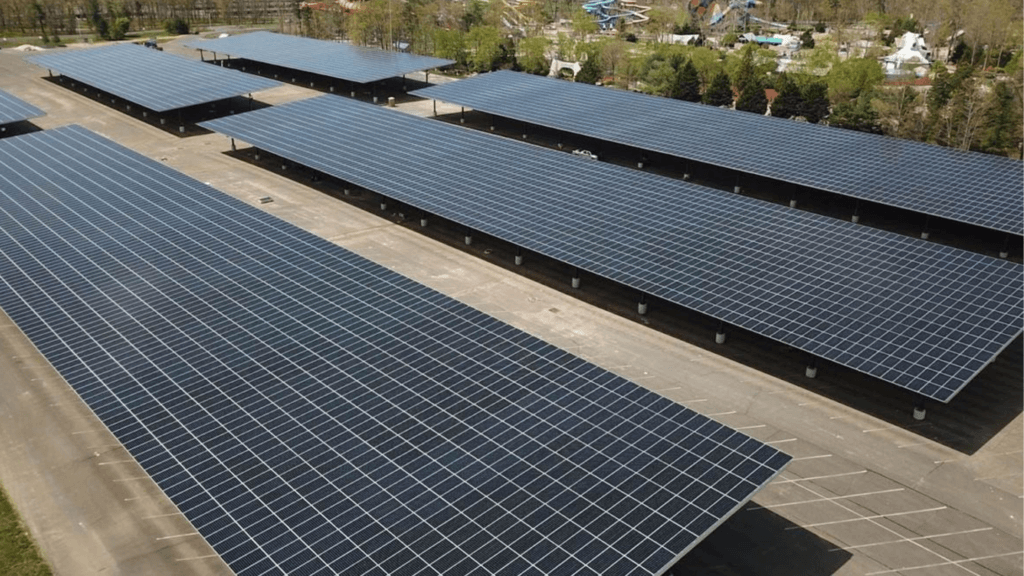 Six Flags Magic Mountain Solar Carport